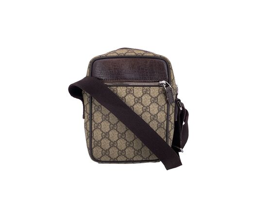 GUCCI Borsa a Tracolla in Tela Col. Marrone S
