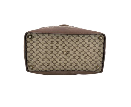GUCCI Borsa da Viaggio Vintage in Tela Col. Beige Interlocking L