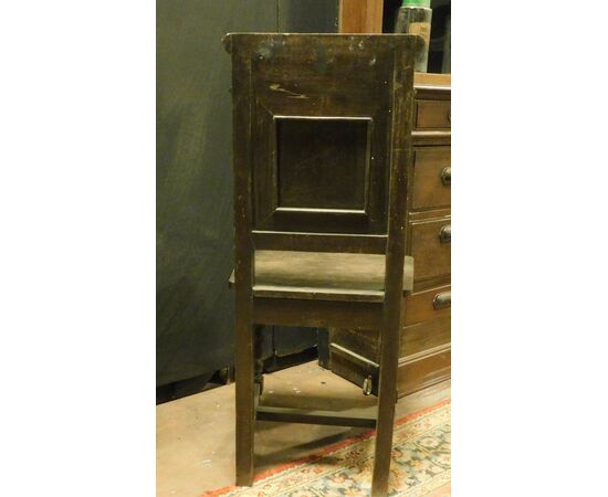 panc86 quattro sedie con seduta in legno  mis. larg.  cm 43 x 39 h 98 cm