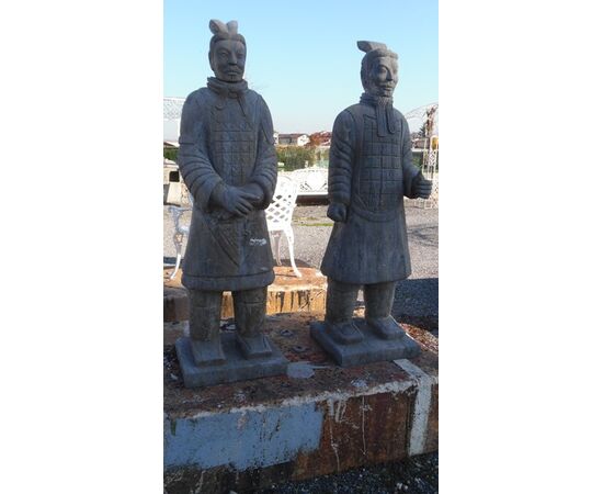 Statue di guerrieri cinesi