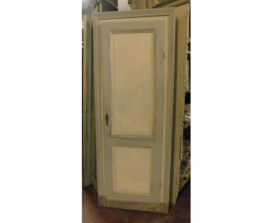 ptl486 - simple lacquered door, mis. max. cm 83 xh 214     