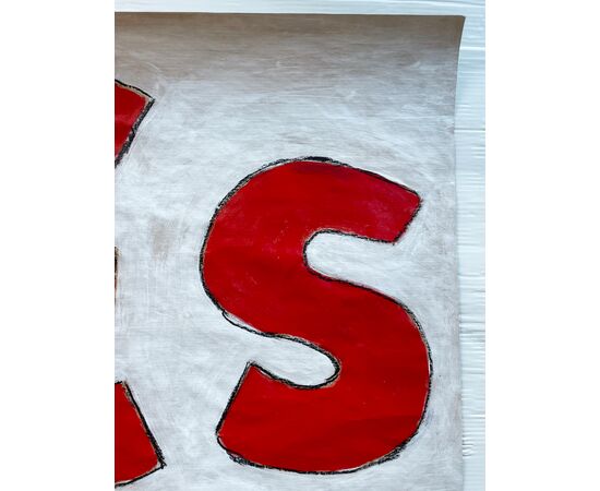 Es(so) - Serigrafia Mario Schifano (Homs 1934 - Roma 1998)