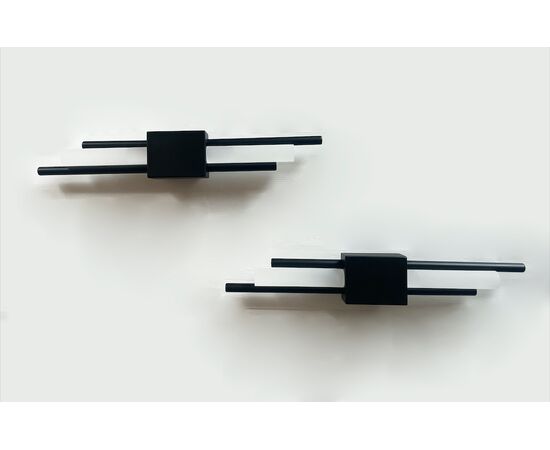 Applique nera - Stile industriale contemporaneo (2 pz disponibili)