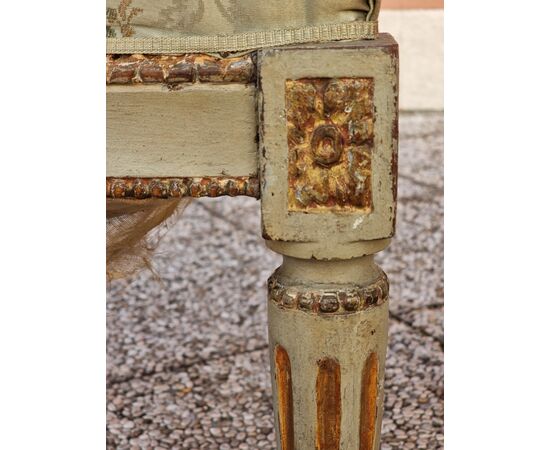 Coppia di sgabelli Luigi XVI, Venezia, fine XVIII secolo