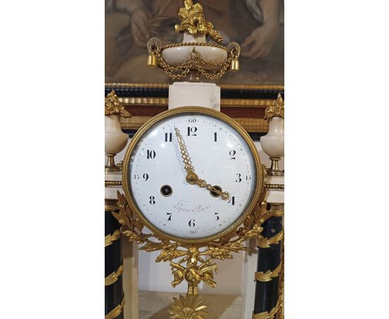 GRANDE OROLOGIO A TEMPIETTO DIRETTORIO FINE XVIII SECOLO