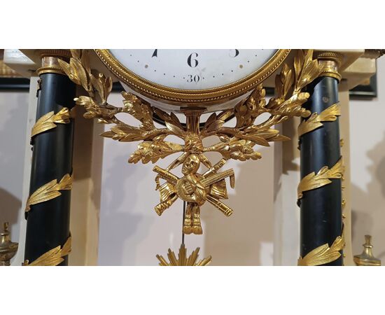 GRANDE OROLOGIO A TEMPIETTO DIRETTORIO FINE XVIII SECOLO