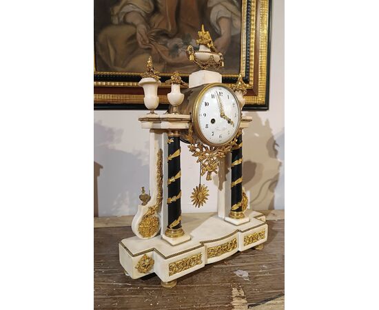 GRANDE OROLOGIO A TEMPIETTO DIRETTORIO FINE XVIII SECOLO