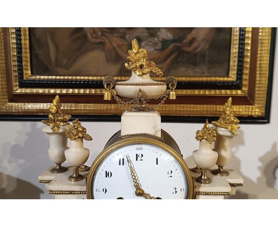 GRANDE OROLOGIO A TEMPIETTO DIRETTORIO FINE XVIII SECOLO