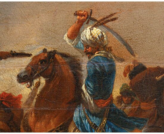 Bottega di Jan van Huchtenburgh (Haarlem, 1647 – Amsterdam, 1733), Battaglia contro i Turchi