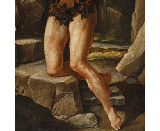 Scuola dell’Italia centrale, XVII secolo, Sant’Onofrio penitente