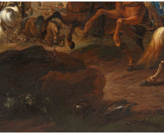 Bottega di Jan van Huchtenburgh (Haarlem, 1647 – Amsterdam, 1733), Battaglia contro i Turchi