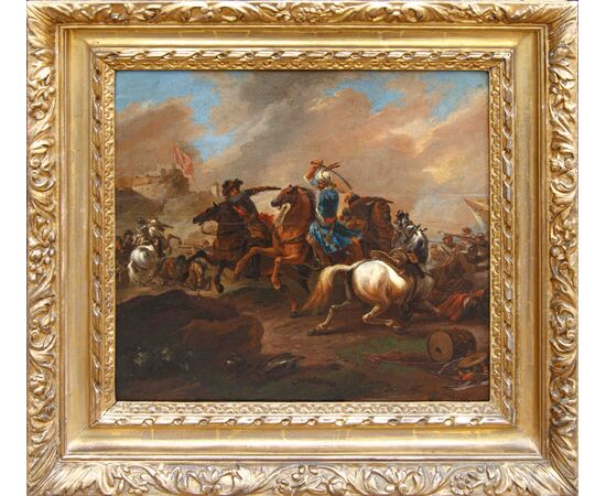 Bottega di Jan van Huchtenburgh (Haarlem, 1647 – Amsterdam, 1733), Battaglia contro i Turchi