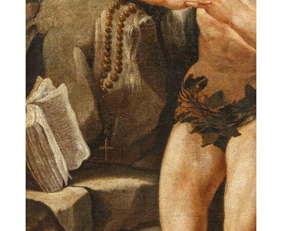 Scuola dell’Italia centrale, XVII secolo, Sant’Onofrio penitente