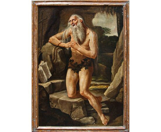 Scuola dell’Italia centrale, XVII secolo, Sant’Onofrio penitente