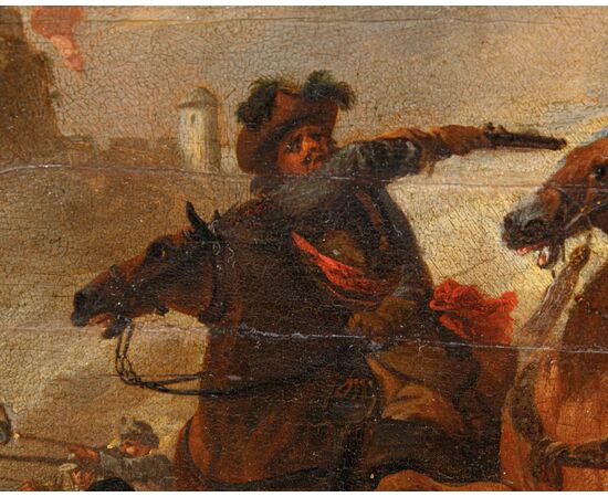 Bottega di Jan van Huchtenburgh (Haarlem, 1647 – Amsterdam, 1733), Battaglia contro i Turchi