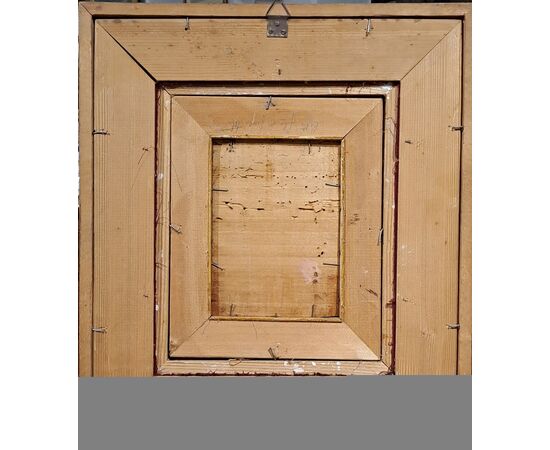 " FIGURA ORIENTALE SEDUTA" - OLIO SU TAVOLA - EUGENIO CECCONI (1842 - 1903)