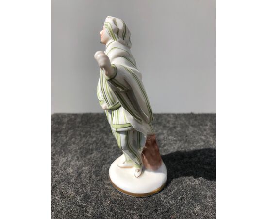 Porcelain figurine with male figure. Ginori     
