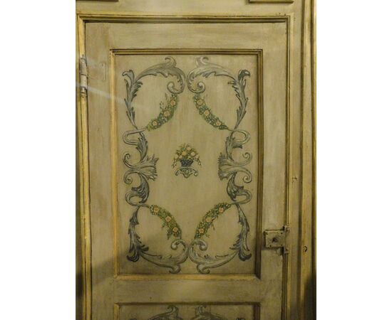pts680 - n. 2 lacquered doors, mis. cm l 101 xh 224     
