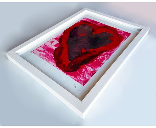 "Senza titolo (CUORE)" - Mario Schifano (1934-1998)