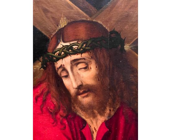 Tavola con “Cristo porta croce”