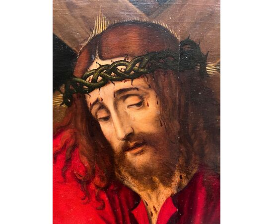 Tavola con “Cristo porta croce”