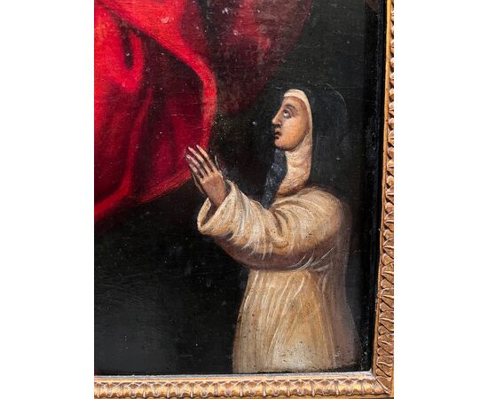 Tavola con “Cristo porta croce”