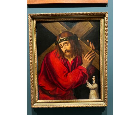 Tavola con “Cristo porta croce”