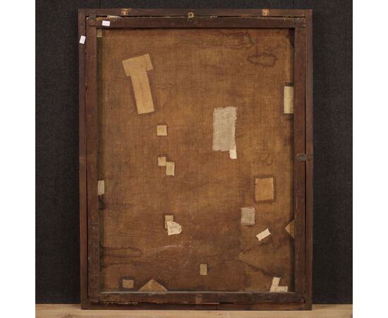 Rare Italian painting portrait of Julius Caesar from the 17th century