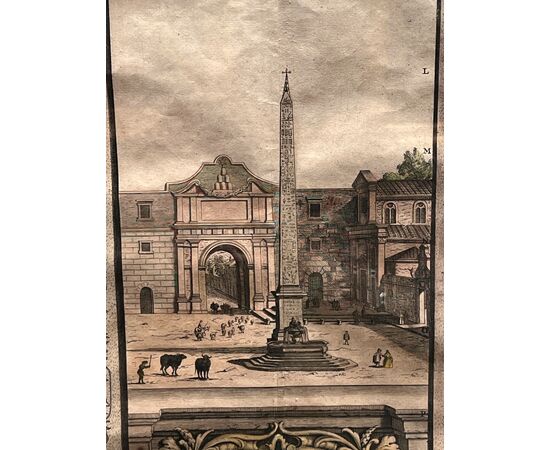 Blaeu, incisione obeliscus Flaminius