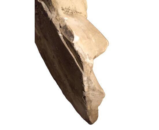 Carrara marble grotesque mask