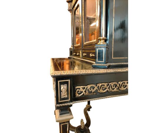 Scrittoio stile Luigi XVI con vetrina