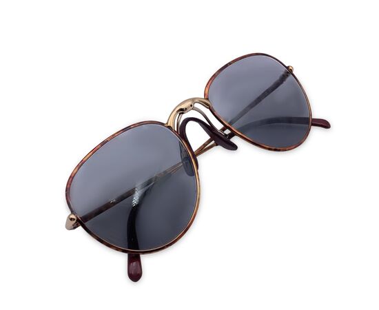 Occhiali da Sole Vintage in Metallo Col. Marrone