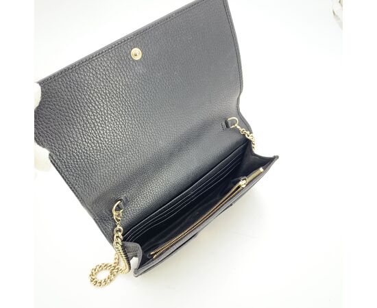 GUCCI Borsa a Tracolla in Pelle Col. Nero Soho S