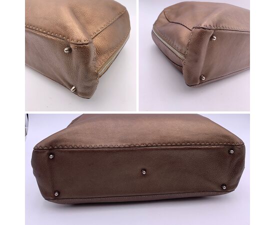 FENDI Borsa a Mano in Pelle Col. Marrone L