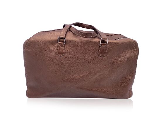 FENDI Borsa a Mano in Pelle Col. Marrone L