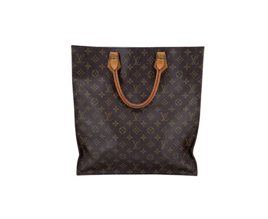 LOUIS VUITTON Borsa Shopper Vintage in Tela Col. Marrone Plat M