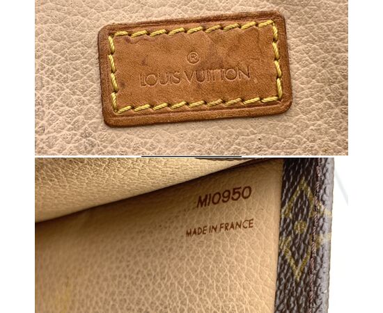 LOUIS VUITTON Borsa Shopper Vintage in Tela Col. Marrone Plat M