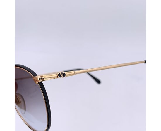 VALENTINO GARAVANI Occhiali da Sole Vintage in Metallo Col. Nero