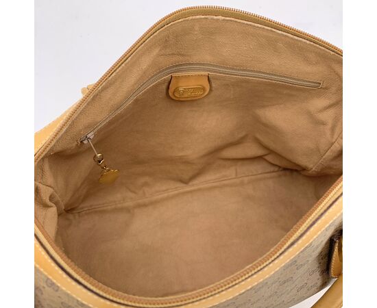 GUCCI Borsa a Mano Vintage in Tela Col. Beige M