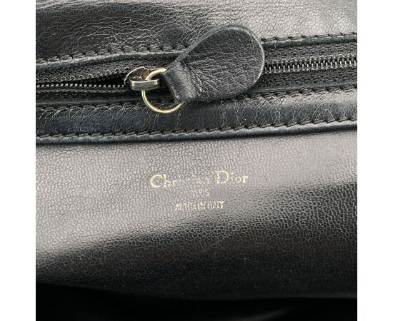 DIOR Borsa a Mano Vintage in Pelle Col. Nero M