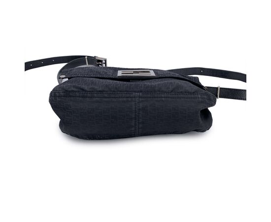 FENDI Borsa a Tracolla in Tela Col. Nero FF S