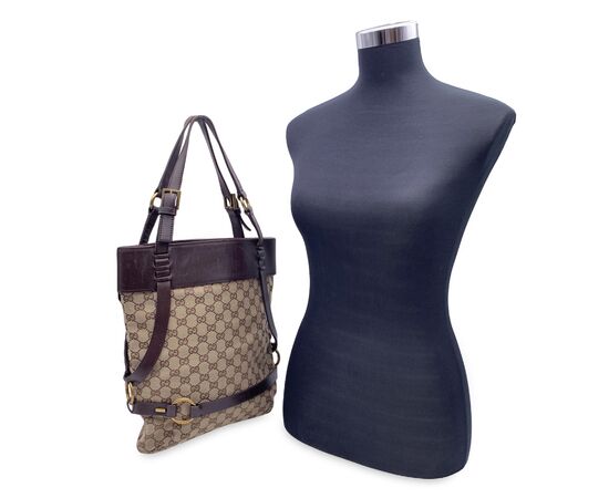 GUCCI Borsa Shopper in Tela Col. Beige Ophidia M