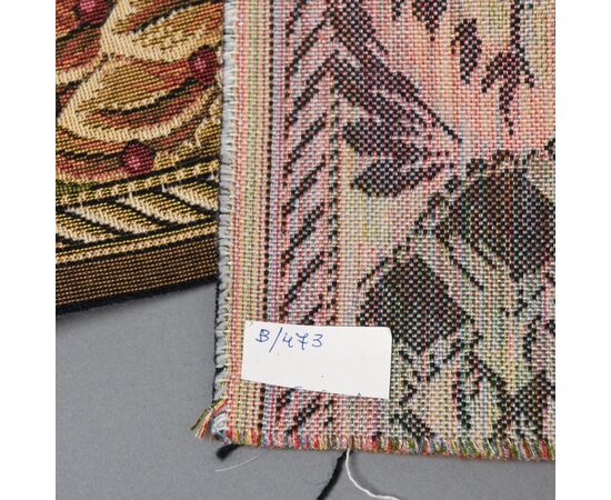 Ornamental fabric border with large pine cone - B/473 -