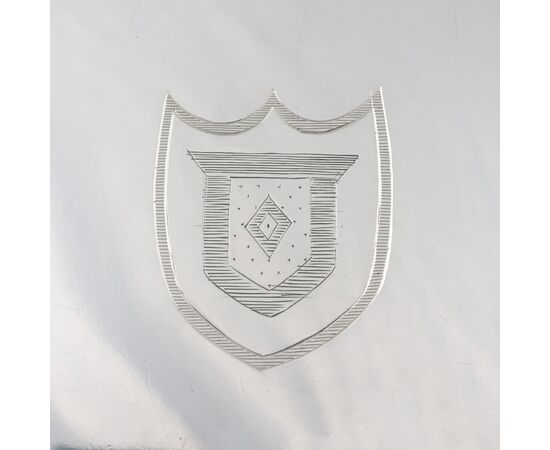 George IV sterling silver salver, Paul Storr, London, 1825