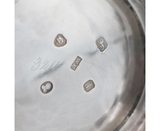 George III sterling silver teapot with ivory handle, William Eaton, London, 1804