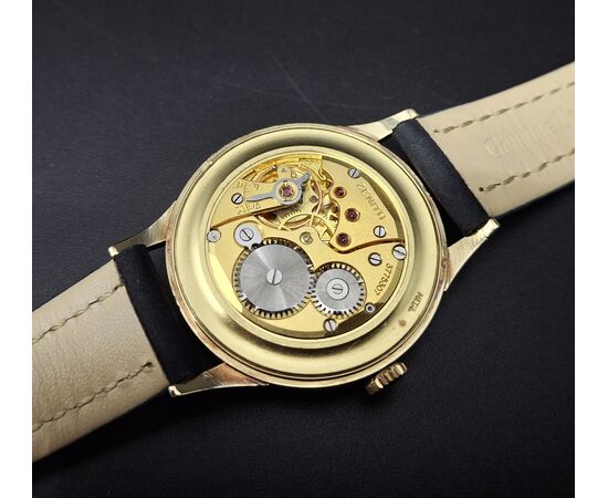 Zenith 14k gold watch, caliber 106, year 1949