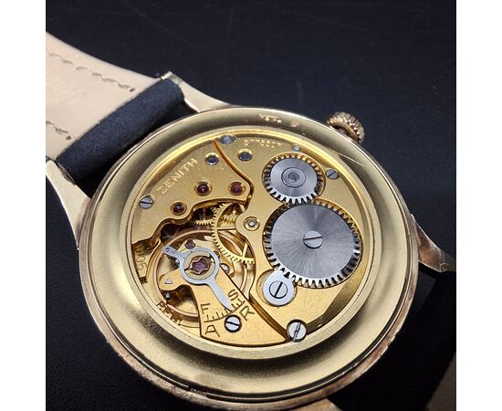 Zenith 14k gold watch, caliber 106, year 1949