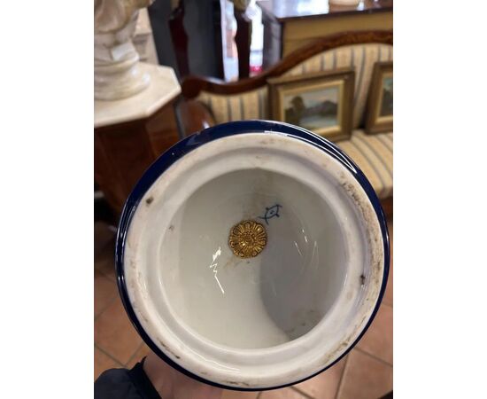 
Coppia di Vasi Monumentali Stile Sèvres