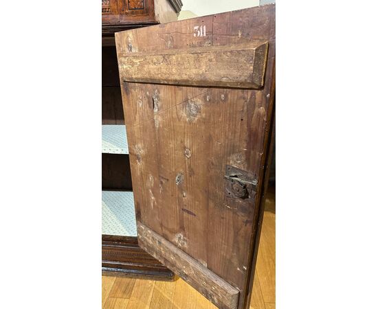 CREDENZA RINASCIMENTALE INTARSIATA INIZIO XVI SECOLO