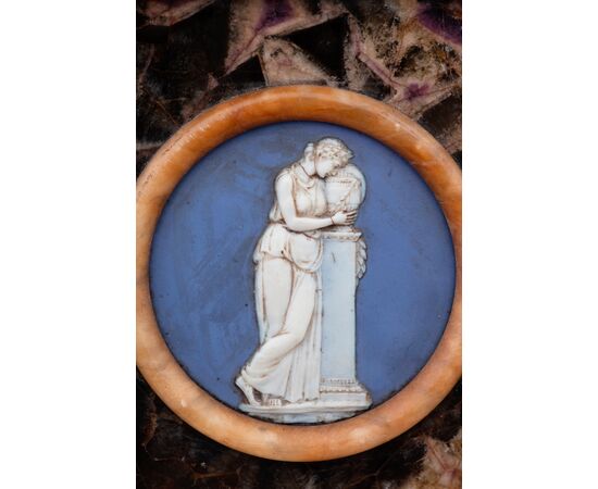 Collezione di quattro vasi in Blue John, inizio del XIX secolo